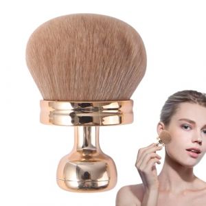 Grand pinceau de maquillage pour le corps &ndash; Brosse pour le corps pour fond de teint autobronzant poudre, applicateur de pinceaux de cr&egrave;me solaire, 7,6 cm de large &ndash; Pinceaux doux pour le visage de 74 (xiaoxum, neuf)