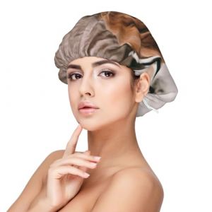 Lit Beagle,Bonnet de nuit en satin pour adulte - Bonnet de nuit élastique pour femme, couvre-cheveux de nuit (lfjshop, neuf)