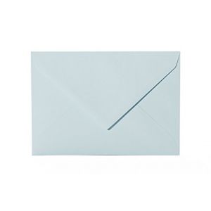 Paper24 Lot de 25 enveloppes B6 à fermeture humide 120 g/m² - 12,5 x 17,5 cm - Pour mariage, anniversaire, bricolage - Bleu clair (paper24, neuf)