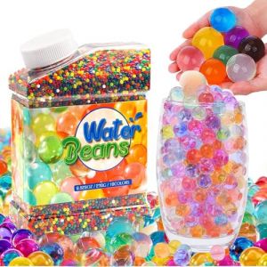 Sitbfoam Perles d'eau, 50000 Perles Color&eacute;es, D&eacute;coratives & Vives, Inoffensives & Biod&eacute;gradables, Perles de Gel pour Fleurs et Plantes (Couleurs M&eacute;lang&eacute;es) (OGNYANOV KOMERS, neuf)