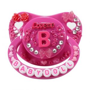 CutiePlusU T&eacute;tine Sized pour adulte-Big Shield DIY Handmade - Aime-moi Rose fonc&eacute; (CutiePlusU, neuf)