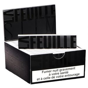 LA FEUILLE 50 CARNETS DE FEUILLES A ROULER SLIM (Smoke & vape, neuf)