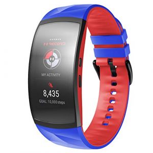 NotoCity Bracelet Gear Fit2 Pro/ Fit2, Bande de Remplacement en Silicone pour Samsung Gear Fit 2 Pro SM-R365/ Gear Fit2 SM-R360 Smart Watch (NotocityEU, neuf)