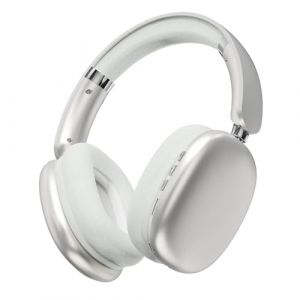 SUNJOM Casque Audio Bluetooth Over-Ear sans Fil， St&eacute;r&eacute;o Hi-FI, 30H d'Autonomie, Casque Micro sans Fil, Assistant Vocal, Radio FM pour Le Sport, Les Voyages, Le Travail (Argent) (Sunjom, neuf)