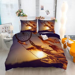 Linfye Housse de Couette 200x220 Adulte Attrape-R&ecirc;Ves Noir Parure de Lit 2 Personnes avec Fermeture &Eacute;clair, R&eacute;versible Sets de Housse Couette en Microfibre avec 2 Taie d'oreiller 65x65 cm (Linfye Maison Confortable, neuf)