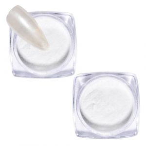 Poudres chrom&eacute;es &agrave; ongles, poudre de ongle de chrome perl&eacute; poudre nail art iris&eacute; pigment moicture pigment m&eacute;tallique pour l'anniversaire mariage 2pcs chrome pour ongles 2pcs. (Msocorunws, neuf)