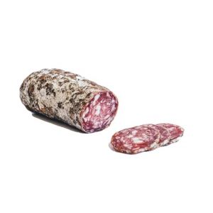 Saucisson sec de campagne Artisanal - Porc Francais - Sélectionné par vos Champions du Monde de Boucherie - 1 pièce 350g - Panier Gourmand Charcuterie - Idée Cadeau apéro (LOMJ, neuf)