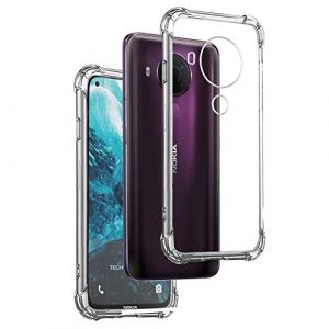 Coque Anti-Shock pour Nokia 5.4, TPU Transparent en Silicone Antichoc (REY ®, neuf)