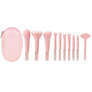 Lot de 10 pinceaux de beauté portables pour une application précise du maquillage du visage, des cils cosmiques et des pinceaux estompeurs (zijianZZJ, neuf)