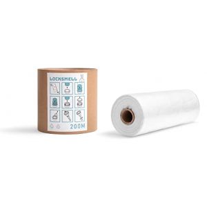 LOCKSMELL recharge de poubelle à couches (200m) compatible avec Tommee Tippee et autres cartouches de poubelle à couches + TUBE RECHARGE (IKTURUS STORE, neuf)