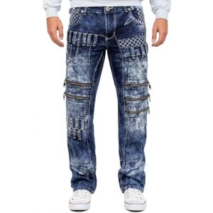KOSMO LUPO Herren Jeans KM8006 Blau W29/L32 (bans24, neuf)