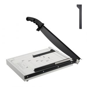 VEVOR Massicot A3 Coupe Papier Capacité 16 Feuilles à la Fois Guillotine Papier Largeur de Coupe 38,1 cm Massicot Cisaille avec Dispositif de Sécurité Coupe Précise pour Bureau Imprimerie École Studio (New Clear VEVOR, neuf)