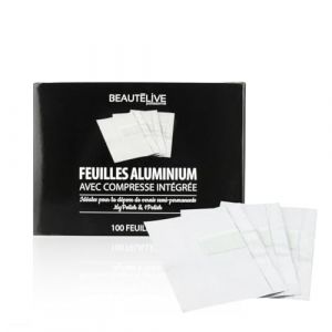Beautélive Feuilles de dépose vernis semi-permanent x100 Feuilles de dépose vernis semi-permanent x100 (GOUIRAN BEAUTÉ, neuf)
