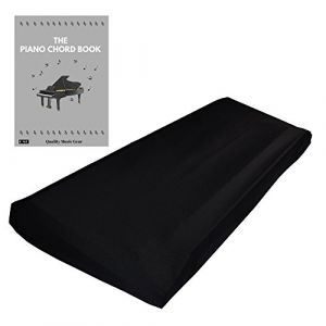 Couverture Pour Clavier Contre La Poussi&egrave;re, Etirable &Agrave; 88 Touches: Le Mieux Pour Tous Les Pianos Num&eacute;riques & Consoles &ndash; Corde Elastique R&eacute;glable; Lavable En Machine &ndash; 49&rdquo;&times;17&rdquo;&times;6&rdquo;. (DVN Products LTD, neuf)