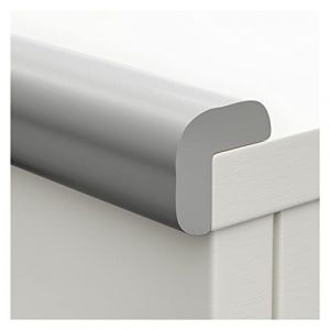 LGChobby Protecteur d'angle De Mur De Protection, Mousse De Protection De Bord De Table D Épaisse en Forme De L, Bandes De Bord De Meubles Autocollantes De Bureau À Domicile (Color : Gray, Size : 5m) (haixiashanghang, neuf)