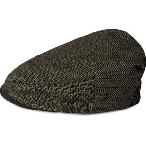 mintgreen Casquette Plate Enfant, Chapeau Bébés Garçons Tweed Chevrons Gentleman Béret Gavroche, Sauge Foncée, 6-12 Mois, 46 (A&J DESIGN, neuf)