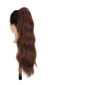 Extension de Queue de Cheval 50cm petit clip queue de cheval extension for les femmes moelleux noir brun queue de cheval postiches longue griffe ondulée clip sur queue de cheval extension de cheveux s (zhmeiguo222, neuf)