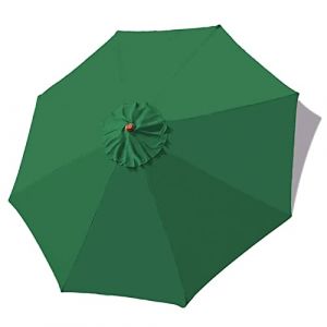 KDHKDFN Toile Parasol pour Parasol Déporté 3x3 8 Baleines De 142-147 Cm Environ De Long Chacune(Color:Vert) (baomihuabd, neuf)
