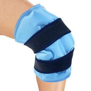 MeoZynxadril Poche de Glace, Poche de Glace Réutilisable, Poche Glace Genou, Compresse Chaud Froid, pour Soulager la Douleur, Épaules, Genou, Pied, Coude, Compresses Chaudes et Froides, Bleu (ROMEO CUCCI S.R.L., neuf)