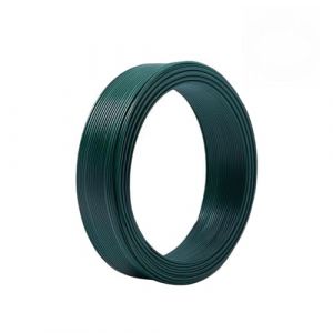 Hapyearn Fil de Fer plastifié 2mm, 30.5m Fil de Fer Jardin Cloture, Fil de Tension Grillage, Fil de Fer recuit pour Tension clôture, Jardin Vigne, Bricolage-Vert (Hapyearn, neuf)