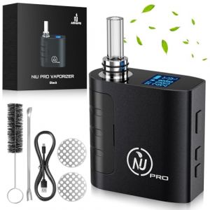 Vaporisateur d'herbes haut de gamme, r&eacute;glage pr&eacute;cis de la temp&eacute;rature de 80 &deg;C &agrave; 240 &deg;C, chambre en acier inoxydable, port USB-C, chauffage rapide et utilisation polyvalente, &eacute;cran OLED (OCTOBER 1ST LIMITED, neuf)