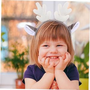 SAFIGLE Serre-t&ecirc;te de Renne Bandeau de No&euml;l pour Coiffure Accessoire de F&ecirc;te et D&eacute;guisement de No&euml;l pour Gar&ccedil;on Fille et Adultes (Grand Di, neuf)