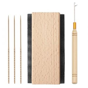 YUPZAR Peigne Anti Bouloche Set, Peigne à Cachemire + Crochets avec Couvercle + 3 Aiguilles à Tricoter,Parfait pour l'entretien de la laine (Olen Olesjame OÜ, neuf)