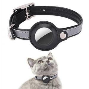 SWHC GPS Chien, Collier Traceur pour Chat Et Chien, Localisation en sans Abonnement, Compatible iOS/Android/HarmonyOS, Collier Chat GPS sans Abonnement (Noir, XS) (PinDe Shop, neuf)