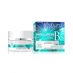 Eveline Cosmetics Hyaluron Clinic Crème Raffermissante Liftante Anti-Rides 40+ | 50ml | Sérum Anti-Âge Pour Peaux Matures Crème Lifting | 5 Formes D'acide Hyaluronique | Peau Douce Et Souple (Zeitburg Schmuck & Uhren, neuf)