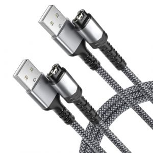 RUXELY Câble Chargeur pour Montre Garmin 1.2M 2-Pack,Cordon Charge Nylon pour Fenix 8 E 7 7S 7X 6 Solar Pro,Forerunner 970 570 965 955 265 255 245 165 55 45,Vivoactive 6,Approach,Tactix,Venu 3S,Swim 2 (RUXELY STORE, neuf)