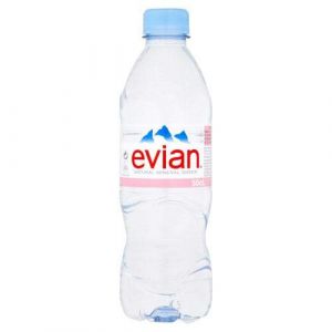 Evian Lot de 24 bouteilles d'eau minérale naturelle 500 ml (B.L.K, neuf)