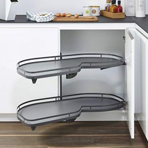 Kesseb&ouml;hmer Lemans II Anthracite Gauche pivotant Armoire d&lsquo;Angle Largeur Porte 45 cm Hauteur 650-800 mm de So-Tech&reg; (S&O Handelsgesellschaft mbH, neuf)