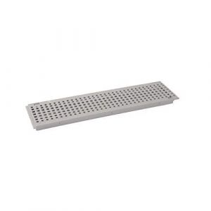 Grille piscine 0,5m PVC A15 largeur 130 gris GR77P (Brico Concept, neuf)