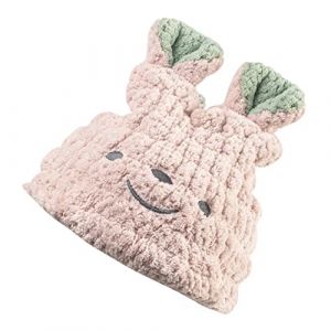 POPETPOP Bonnet Gar&ccedil;on Fille Ultra Absorbant pour S&egrave;che Cheveux Rapide pour Nourrissons et Tout Petits Cheveux et &Eacute;vite Dommages Design Mignon et Pratique (Riser Treasure, neuf)
