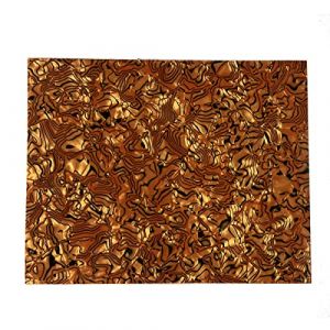 Dopro 25 x 20 cm Tiger Stripe Guitare Acoustique Autocollant Grattoir Feuille de Mat&eacute;riau Pickguard (Dopro E-commerce, neuf)