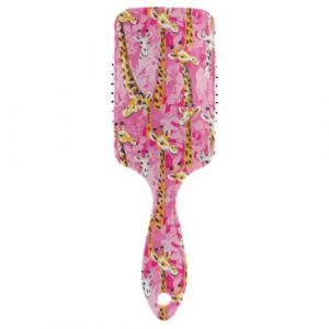 Brosse douce en forme de girafe orange pour cheveux épais. Massage du cuir chevelu pour cheveux mouillés avec poignée ergonomique cepillo para cabello de mujer (LLiangCai, neuf)