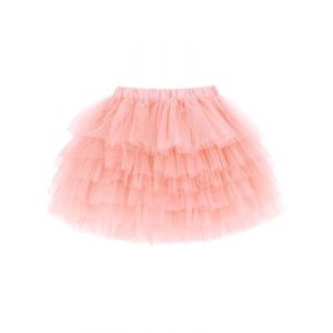 Enfant Fille Tutu à Échelons Princesse Courte Mini Jupe de Ballet Avec Ceinture Élastique - Accessoire de Déguisement Basic Rose - Taille du Fabricant 110 (Camilife, neuf)