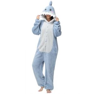 Xinlong Combinaison Pyjama Femme Kigurumi D&eacute;guisement de Panda Onesie Oversized Adulte Costume d'halloween Unisexe avec Capuche Poches (Xinlong Technology, neuf)