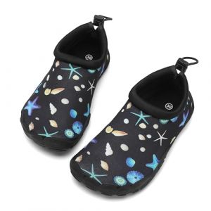 Mishansha Chaussures Aquatiques Enfant S&eacute;chage Rapide Chaussures de Plage Fille Gar&ccedil;on Chaussures d'eau Piscine Antid&eacute;rapantes 34 EU (hasimple, neuf)