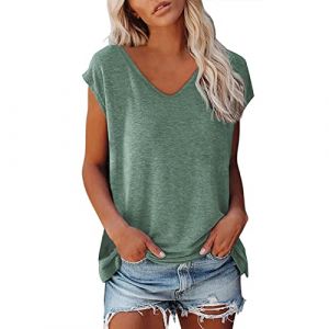 tshirt manche longue femme, chemise jean femme, body tulle transparent femme, chemisiers et blouses, top dentelle blanc, femme manches longues col en v, top transparent paillette, haut noir femme (wumingzhibei, neuf)