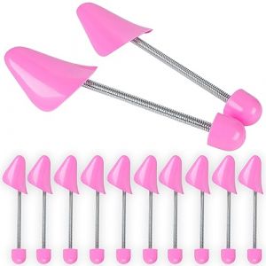 welsberg Lot de 5 Paires Embauchoirs Femme, Taille Variable UE 35-38 Unisex Embauchoir Plastique, rose (FlashFire DE, neuf)