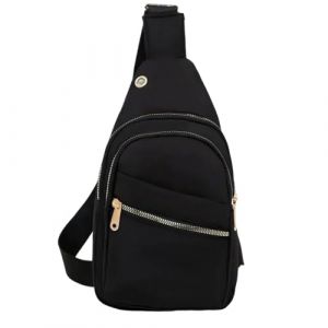 Fcnjsao Petit sac &agrave; bandouli&egrave;re sac &agrave; bandouli&egrave;re sport ext&eacute;rieur sac de poitrine l&eacute;ger pour hommes et femmes Voyage en plein air (NAIXUE-FR, neuf)