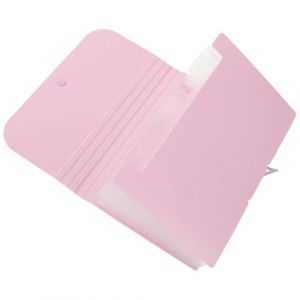 IMIKEYA Organisateur de Plaques de Stamping pour Ongles Pliable Étui Transparent Anti-Poussière et Anti-Rayures Rangement Compact Violet pour Cartes et Pochoirs de Nail Art Support (Elsy Abbas, neuf)