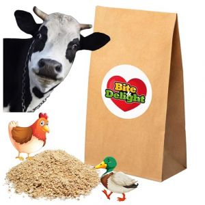 Bite & Delight 5 kg Tourteau de Soja – 46% de Protéines – Aliment Protéiné pour Volaille, Bovins, Porcs, Poissons – Complément Alimentaire pour Animaux d'Élevage (Bite & Delight, neuf)