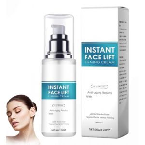 Velurea Creme Liftante Instantanée, Velurea Lifting Instantané Visage Creme, Instant Face Lift Firming Cream, Raffermit Et Lifte Visage & Contour De Mâchoire, Anti-Rides Immédiat, Lifting Visage (1) (FEIBAO&-Wu, neuf)