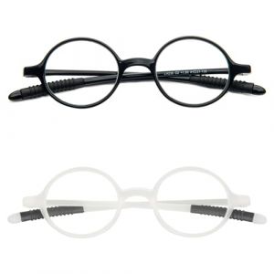 KoKoBin Lunette de Lecture R&eacute;tro pour Homme et Femme, Lunette de Lecture Ronde, Aide &agrave; la Vision, Lunette TR90 &agrave; Cadre Complet, Lot de 2., 1/1.5/2/2.5/3/3.5 (Hime Tech, neuf)