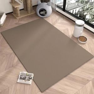 Durable Tapis Educateur Chien, Imperméable Antidérapant, Réutilisable Tapis Propreté Chien, 60x90 100x140 120x160 140x200cm, Pour Gamelle De Nourriture Et D'eau Pour Animaux Domestiques(Brown,60x120cm (DUYULIANG, neuf)