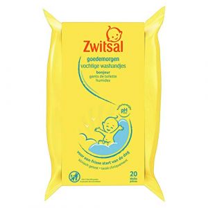 Zwitsal - Good morning moist washcloths - 20pcs (Bienfaisant - GRATUITE Livraison + 150 EUR / Promo, neuf)