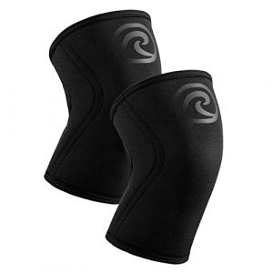Rehband Genouill&egrave;re en n&eacute;opr&egrave;ne de 5 mm pour soutenir les genoux - Stabilise les articulations et les muscles - Id&eacute;al pour le sport la musculation, Couleur:Carbon/Noir - 1 Paire, Taille:XL (Rehband, neuf)