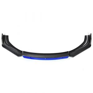 TEDE L&egrave;vre De Pare-Chocs Avant pour Renault Espace Captur Talisman Laguna Megane Koleos Latitude Scenic,Faciles &Agrave; Installer Spoiler S&eacute;parateur Diffuseur Kit De Carrosserie,A/Carbonfiberlookblue (凤林便利店, neuf)